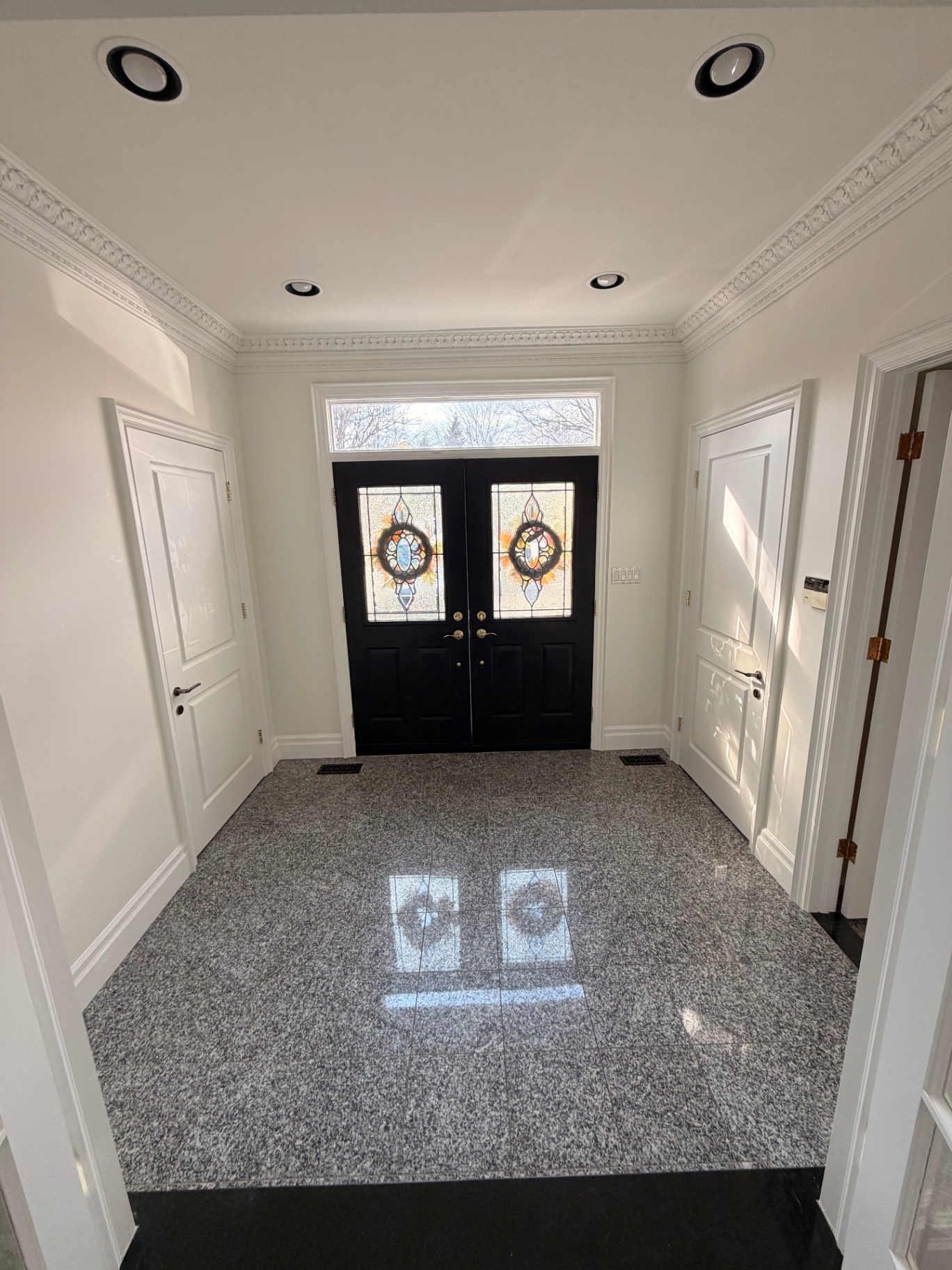 Crown-Moulded Entryway